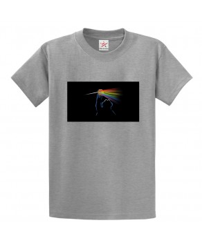 Dark Side of The Moon Inspired Classic Unisex Kids and Adults T-Shirt For Music Fans